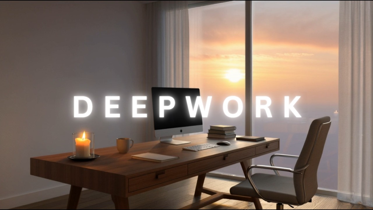 Sunset Study Session, Atmospheric Deep House for Work & Focus