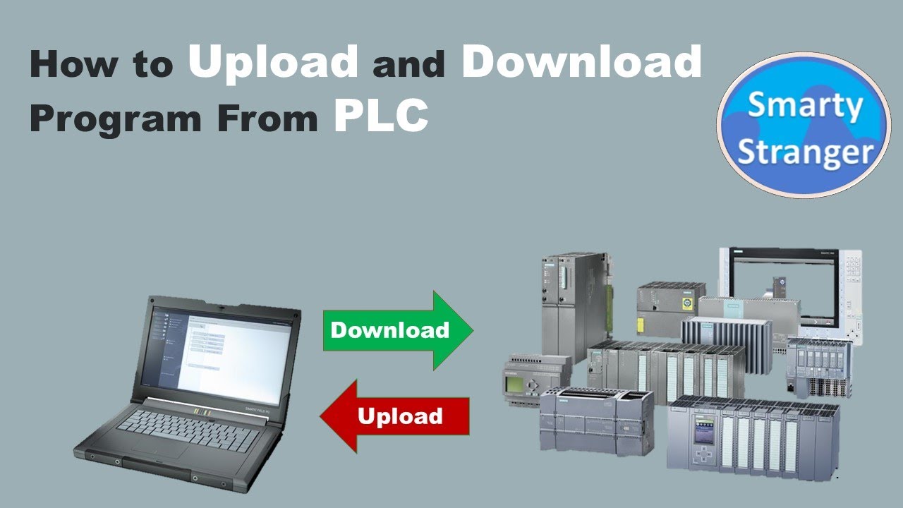 How to Upload and download Program in PLC
