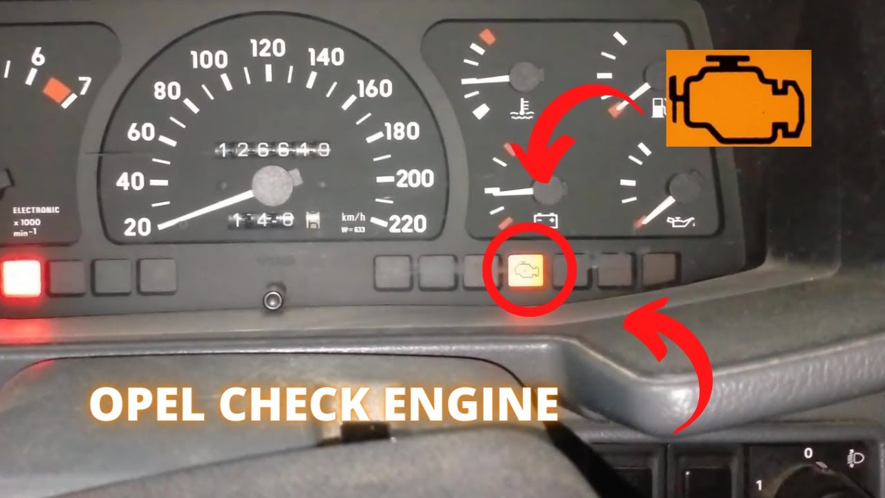 Diagnosis de luz avería motor en opel frontera C20NE . How to check check engine light with coding.