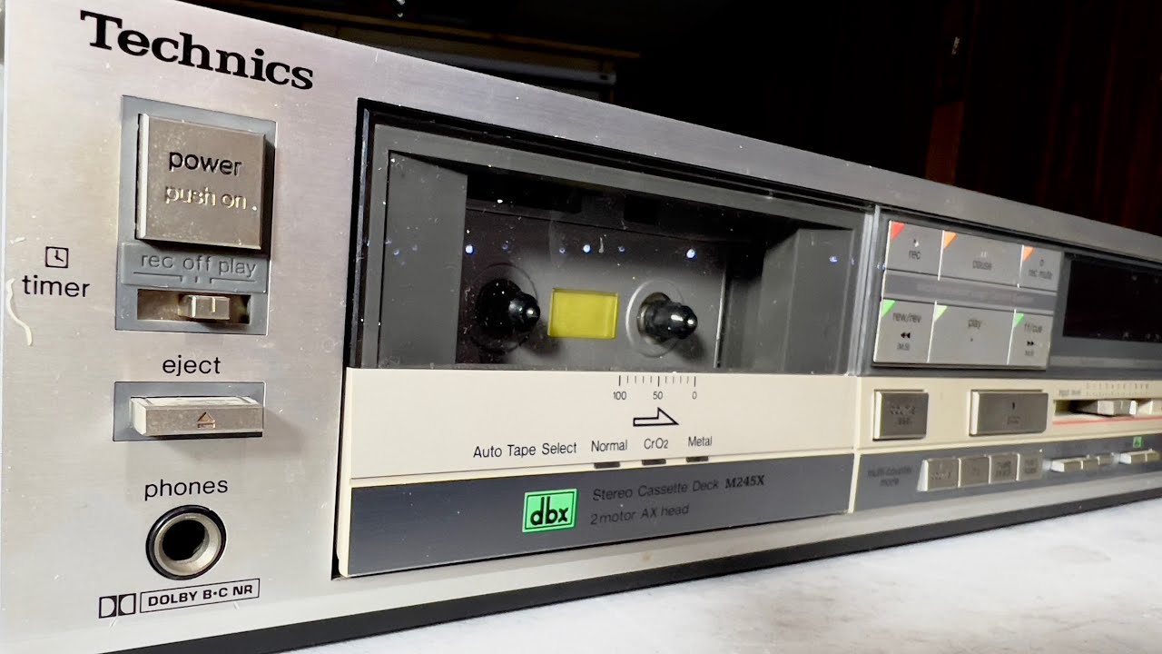 Technics RS-M245X - From Nothing to Playback in One Video
