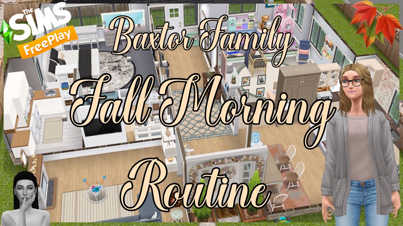 The Sims FreePlay - Baxtor's Fall Family Morning Routine