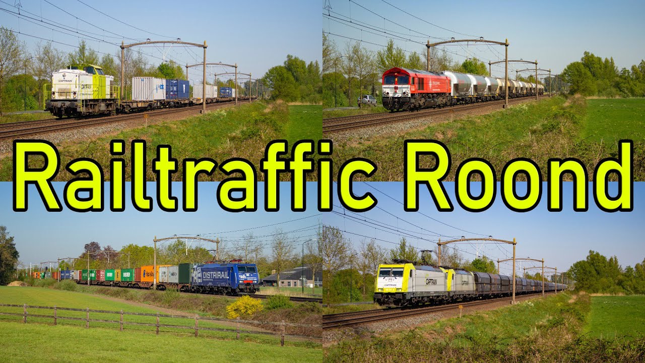 Railtraffic in Roond! Something new! [4K]
