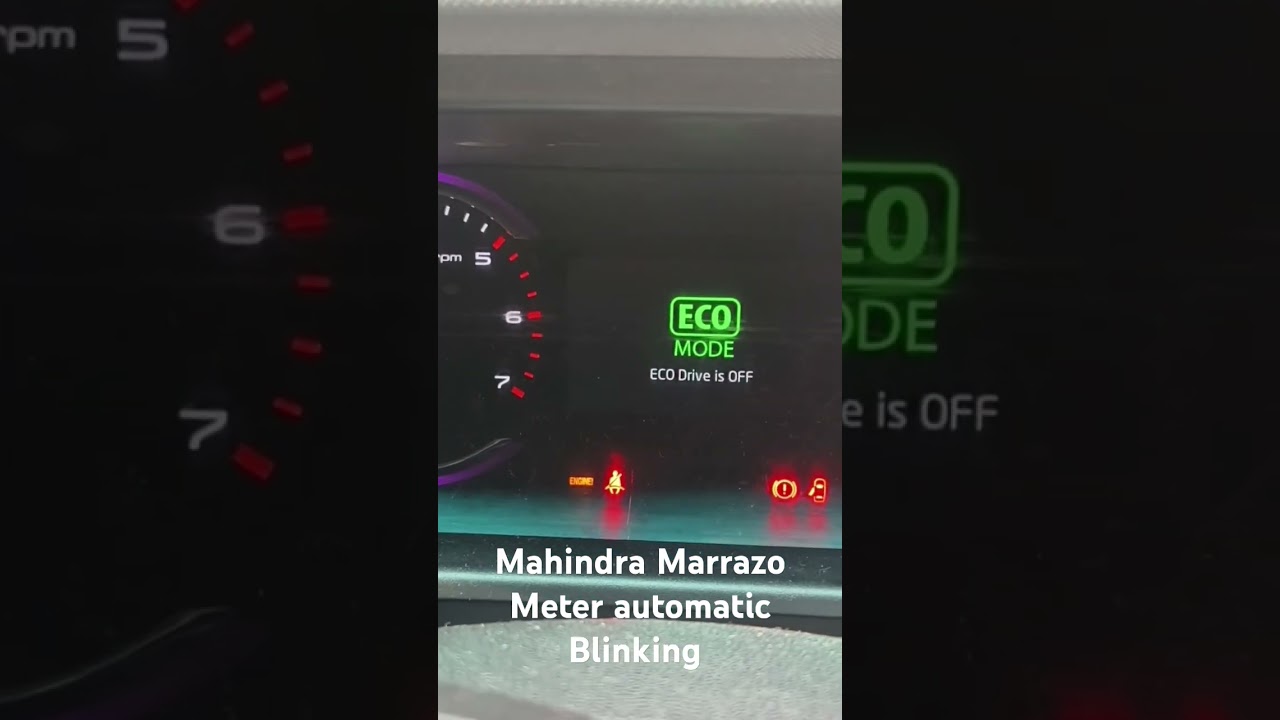 #Mahindra Marazzo meter work