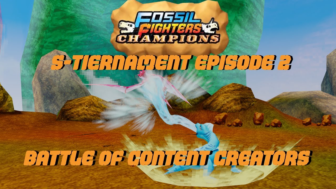 Fossil Fighters: Champions S-Tiernament Episode 2 | Battle of Content Creators