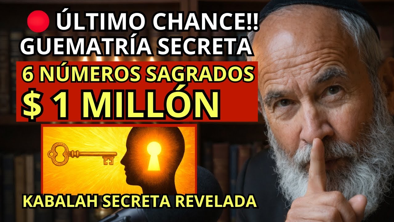 Rabino Millonario : 🔴&iexcl;Ultimo Chance! Usa Estos N&uacute;meros Secretos Ahora &mdash; Guematr&iacute;a sagrada