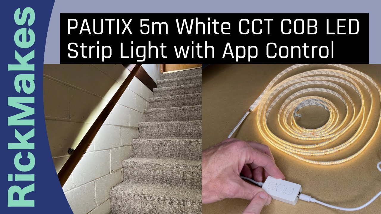Светодиодная лента PAUTIX 5 м белая CCT COB с управлением через приложение