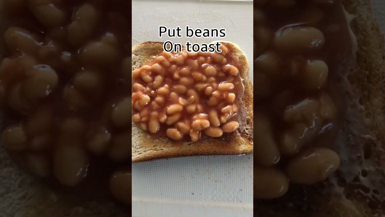 Easy Peasy Meals - episode 1 - beans on toast #shorts #cooking #beans