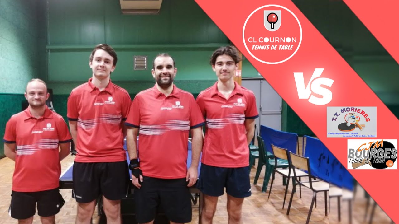 CL Cournon TT 1 VS Morieres & Bourges CJM TT 1 | N3 | 06/11/2021 et 13/11/2021 | Tennis de Table