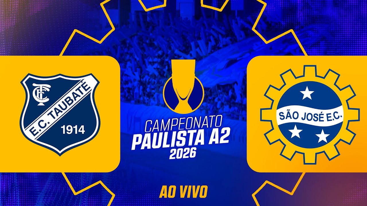 PAULISTÃO A2 - TAUBATÉ X SÃO JOSÉ OITAVA RODADA AO VIVO EQUIPE ESPORTE EMOÇÃO #derbi