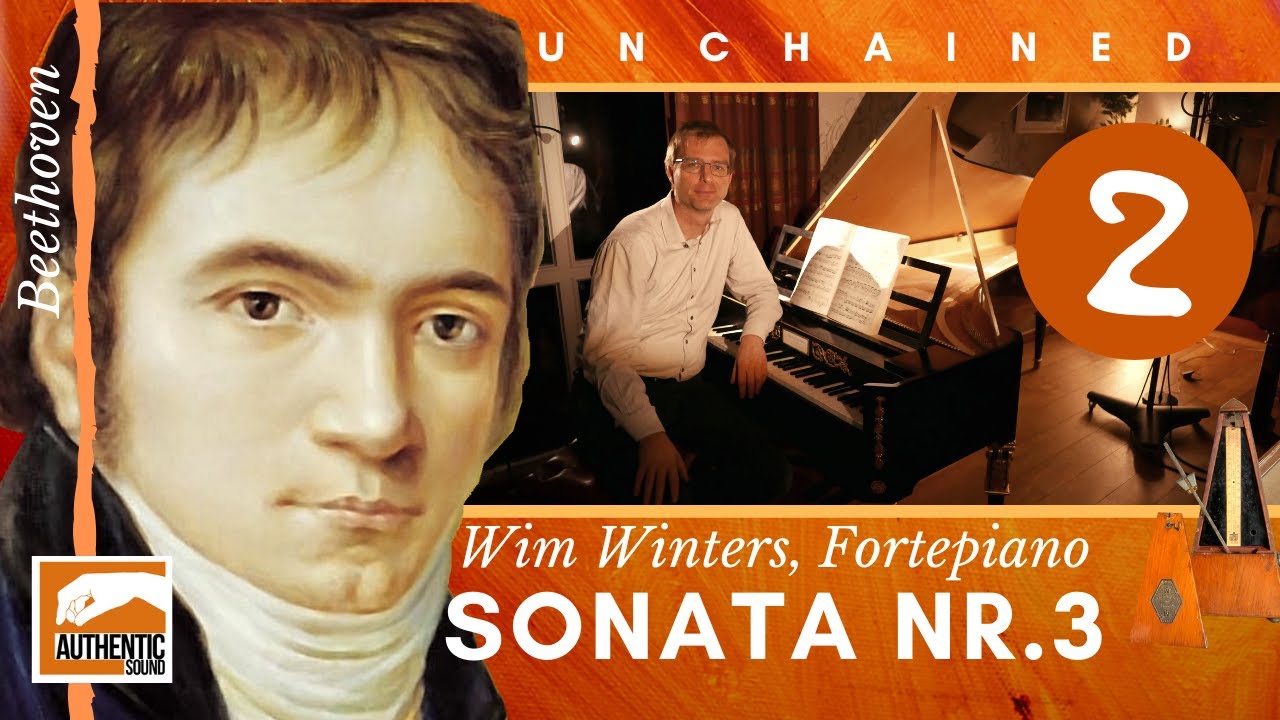 Beethoven, Piano sonata nr.2 in A Major- Historical Tempo Reconstruction -  Wim Winters Pianoforte