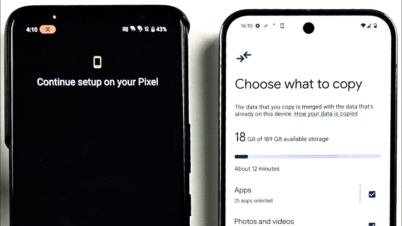 Как перенести данные с Android на Google Pixel 9 Pro (XL)