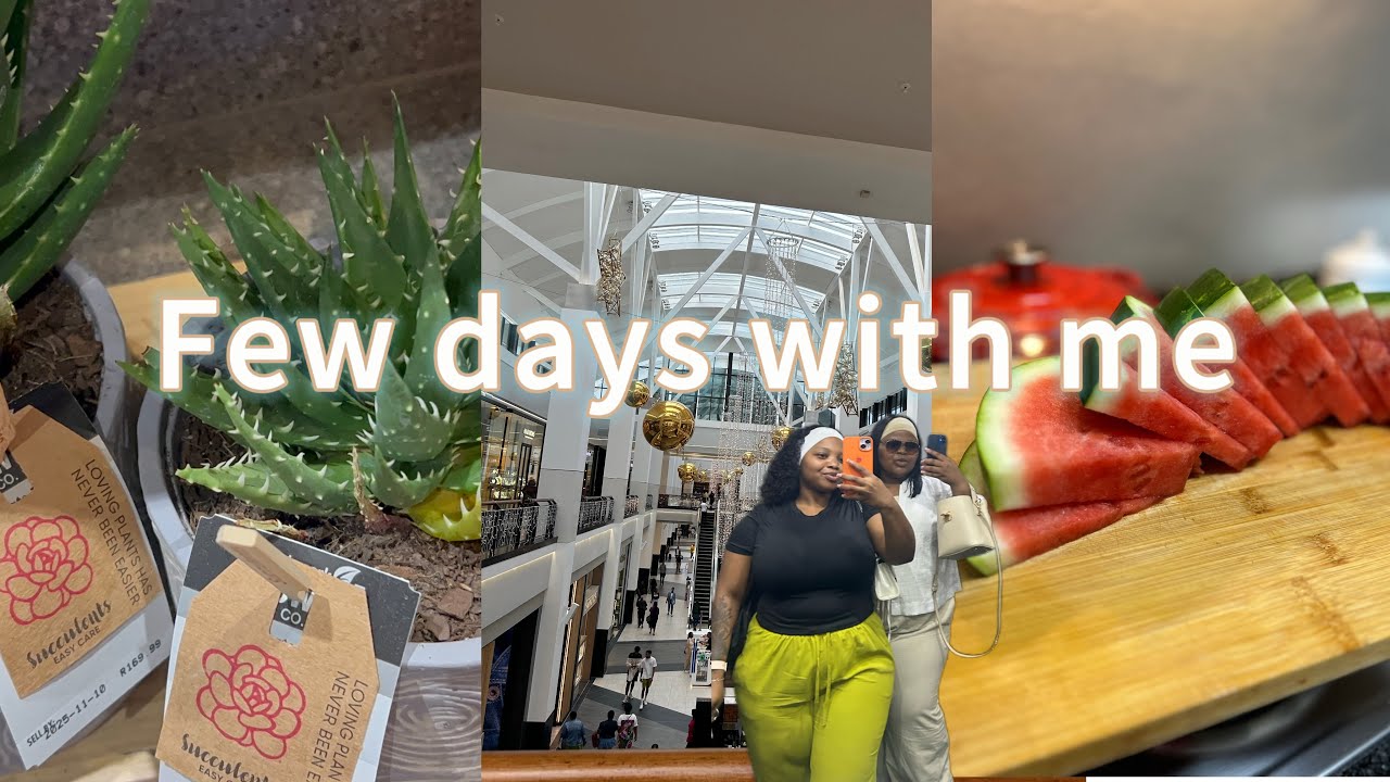 #weeklyvlog : shopping| work work| plant hunting| and more| 🇿🇦 