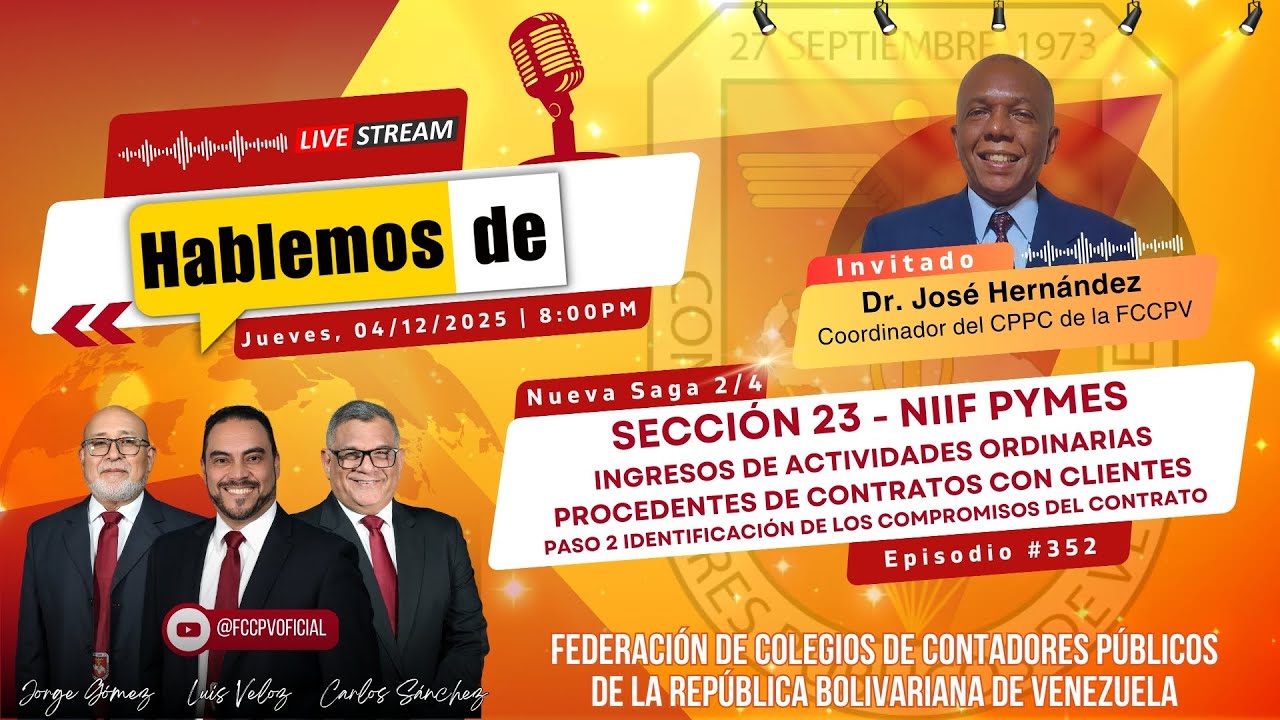 HABLEMOS DE: Sección 23 - NIIF PYMES,  Paso 2, Identificación de los Compromisos del Contrato.