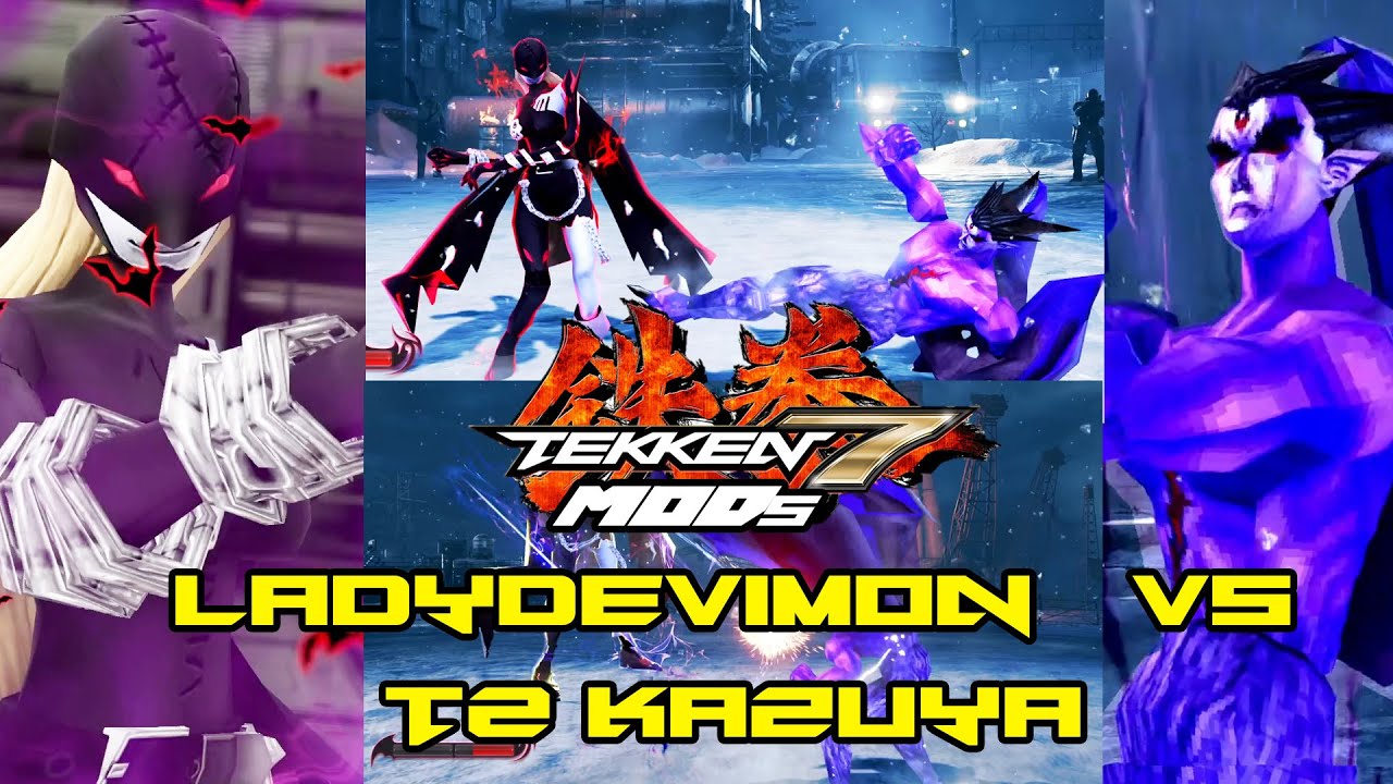 Ladydevimon 🆚 Kazuya (Tekken 2) 🎮 Tekken 7 MODs