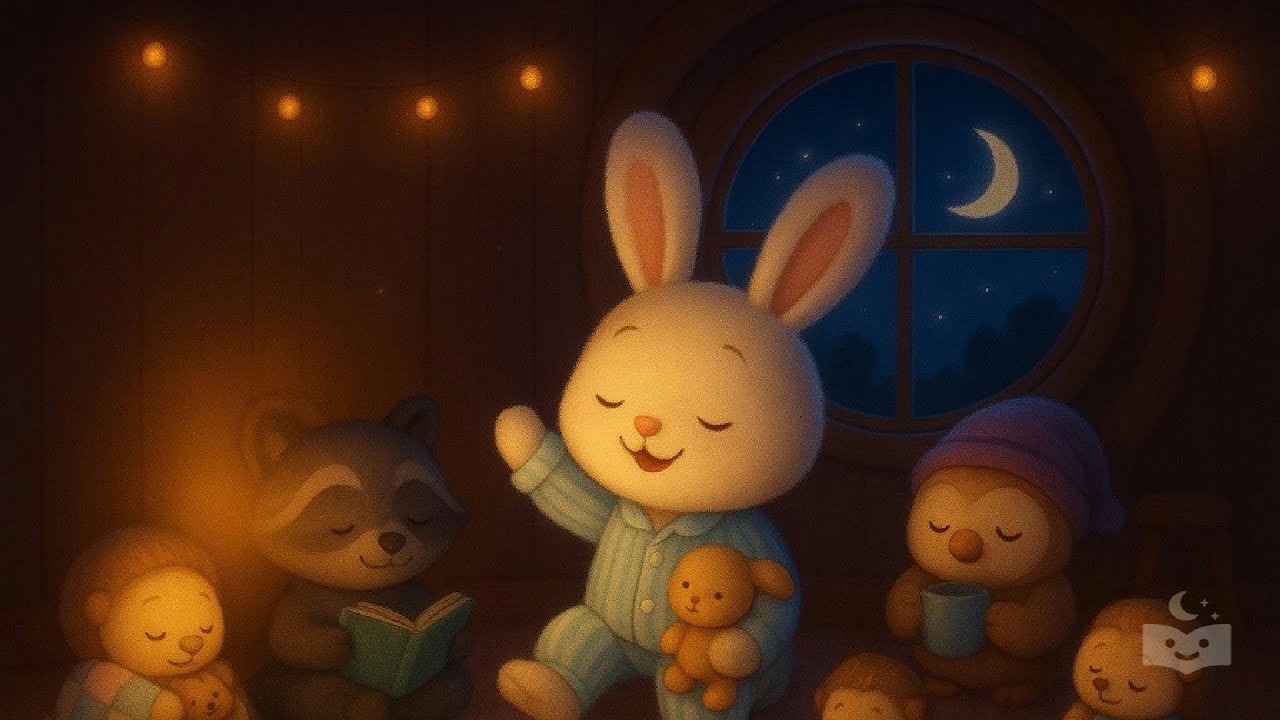 Bunny's Dreamy Bedtime Pajama Party 🌙✨ Sleepy Lullaby Night by BrightTales Sleep