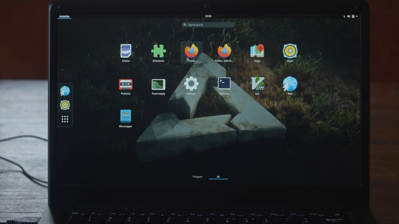 Gnome 3.36 on the Pinebook Pro with postmarketOS