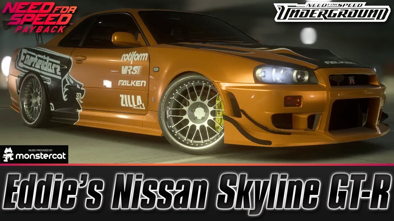 Need For Speed Payback: Eddie's Nissan Skyline GT-R (R34) Race Build | LV399 | HOW IT SHOULD BE