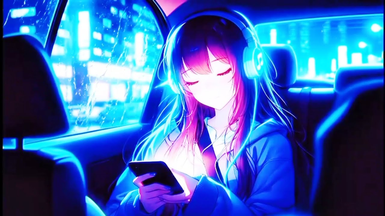 Cozy Rain Car Ambience with Smooth Music | 1 Hours Sleep & Relax