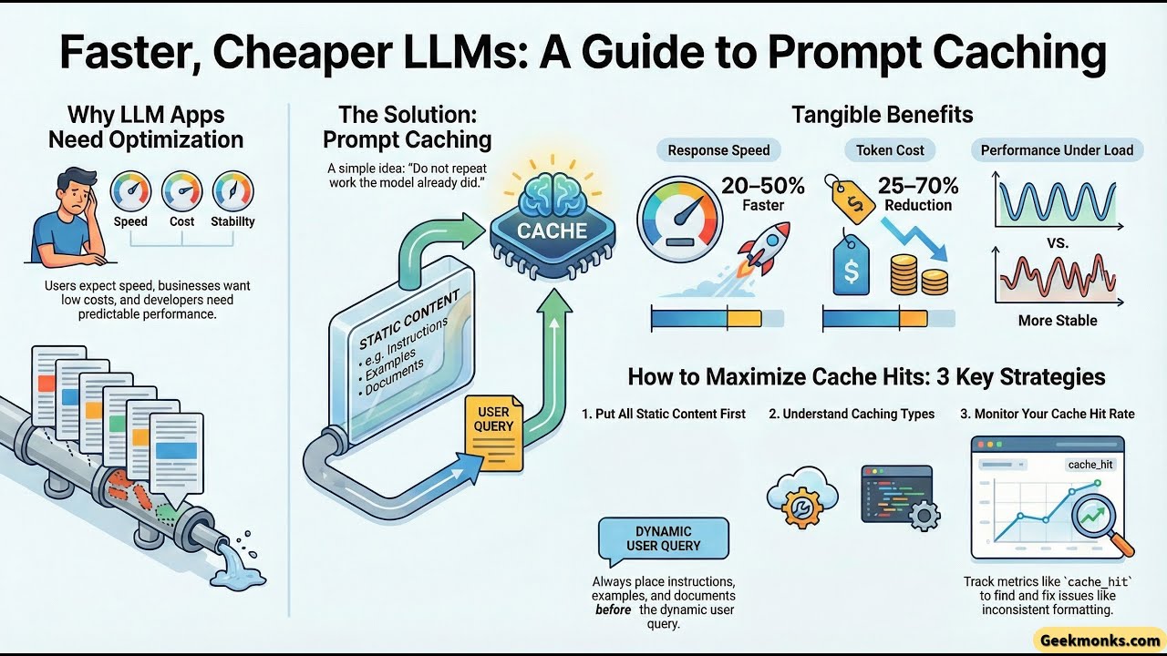 Master LLM Prompt Caching: The Secret to Faster & Cheaper AI Apps with same LLM Model