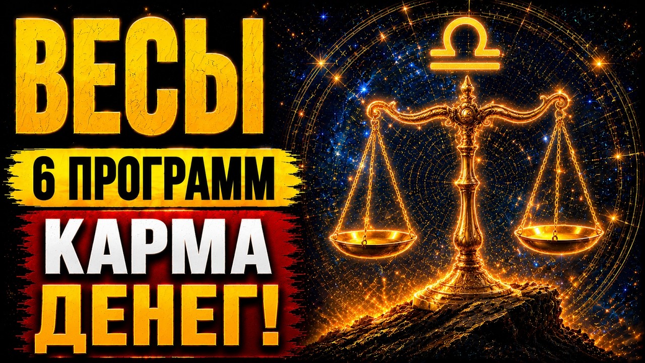 ВЕСЫ♎6 КАРМИЧЕСКИХ ЛОВУШЕК ДЕНЕГ: ПОЧЕМУ ВЫ ЗАРАБАТЫВАЕТЕ, НО НЕ БОГАТЕЕТЕ.