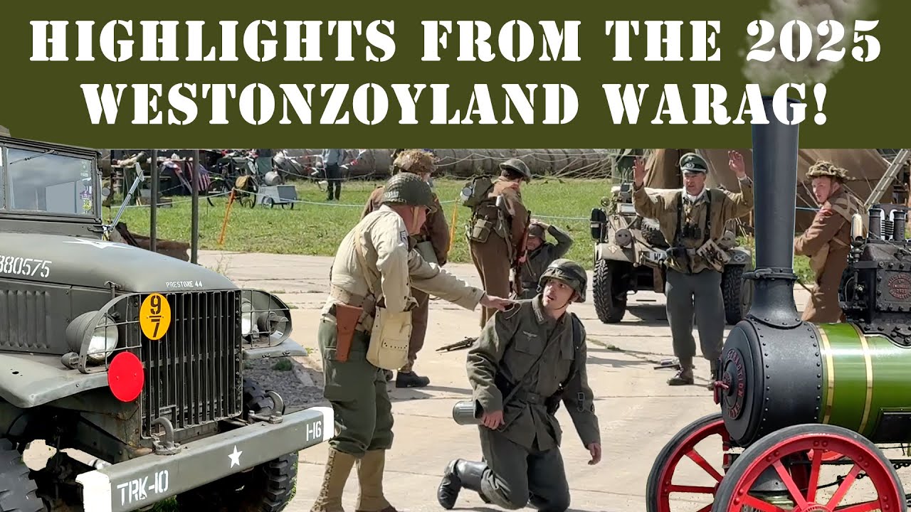 ALL THE ACTION from WESTONZOYLAND WARAG! Military vehicles, reenactments, aircraft, steam AND MORE!