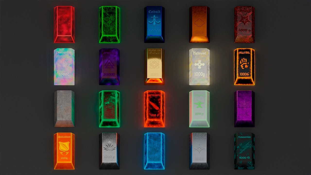 30 Metales mágicos que todo escritor de fantasía debería conocer