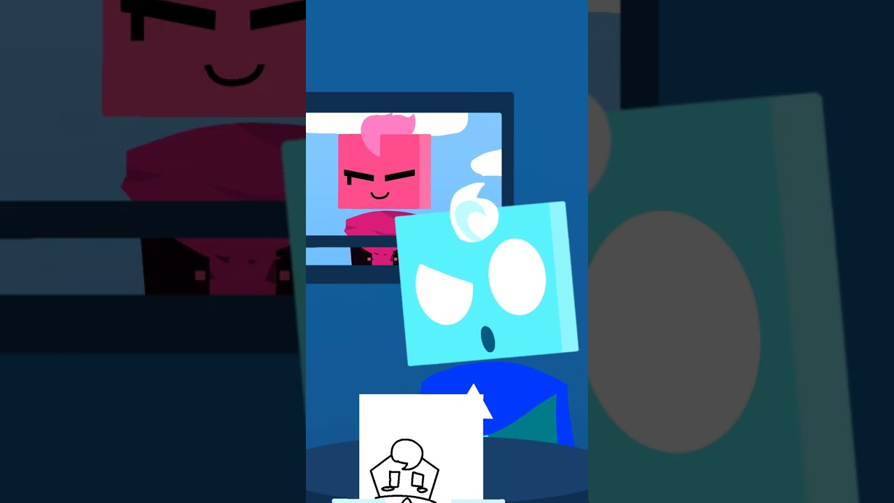 The drawing // The pink corruption // ft: Cyan, Tsavorite & Cubic 💙💚❤