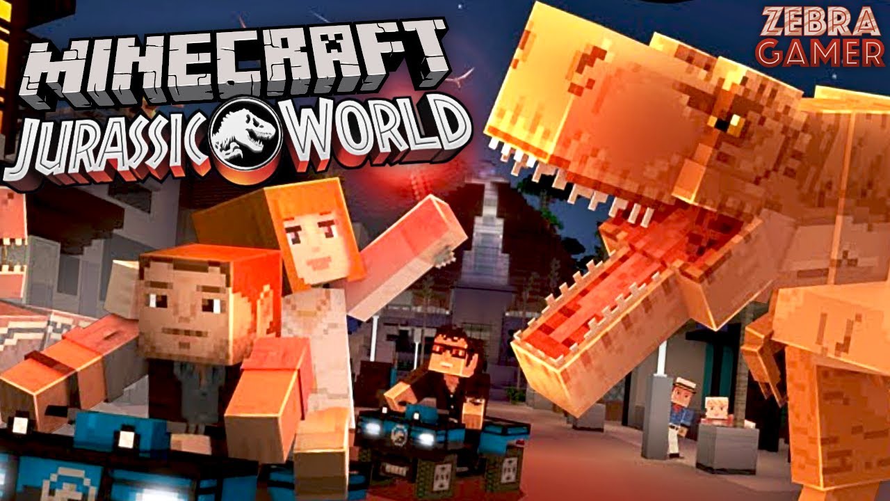 Minecraft Jurassic World DLC!! — Веселье зебры в Minecraft