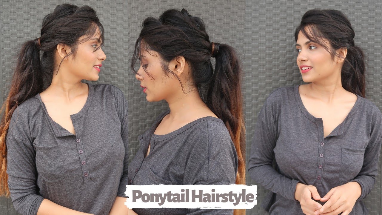 Easy Rope Braided Ponytail Hairstyle Trick/Hairstyle For Medium to Long hair