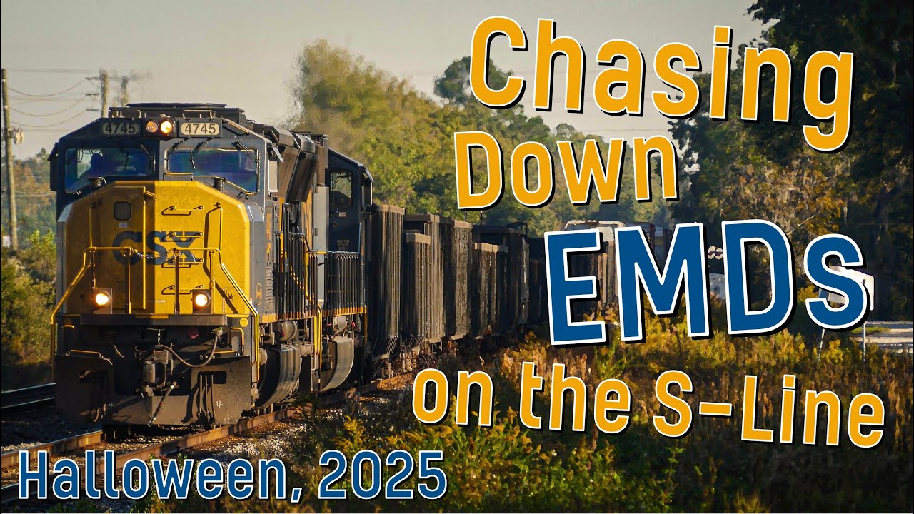 Chasing Down EMDs on the S-Line | Railfanning Waycross to Baldwin