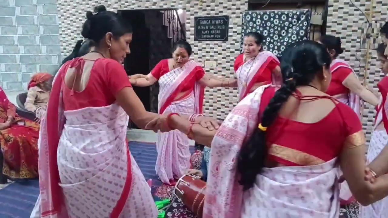 होली में उत्तराखंड का प्रसिद्ध माता का झोड़ा गाया#viralvideo ##