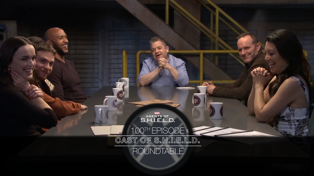 Cast of S.H.I.E.L.D. Roundtable - Marvel's Agents of S.H.I.E.L.D. 100