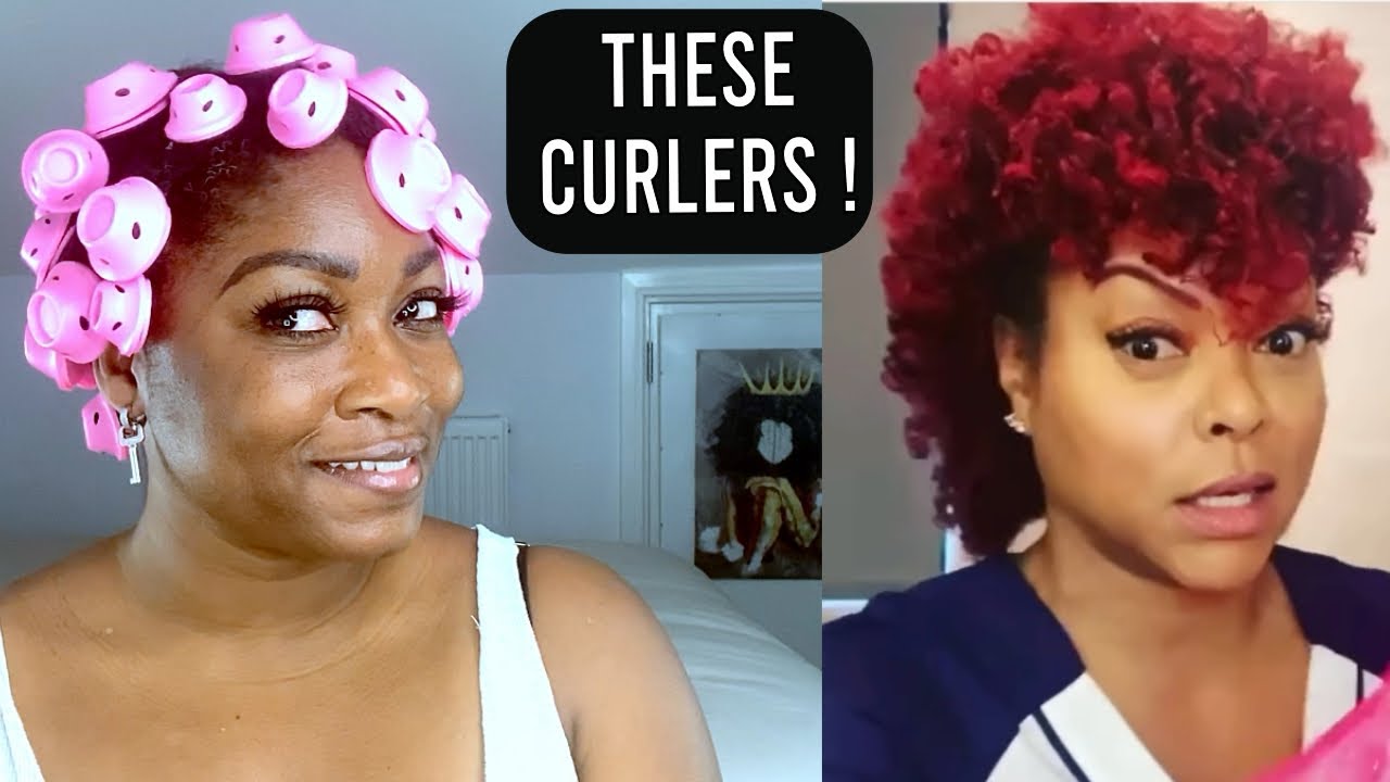 Magic Hair Curlers 4C natural Hair| Quick Dry Time| design essentials almond and avocado mousse