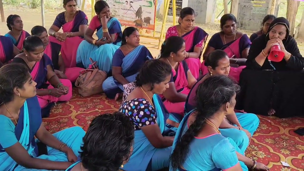 12வது நாளாக தொடர் காத்திருப்பு போராட்டம்!தேர்தல் வாக்குறுதி 313 படி அங்கன்வாடி ஊழியர் பணி நிரந்தரம் 