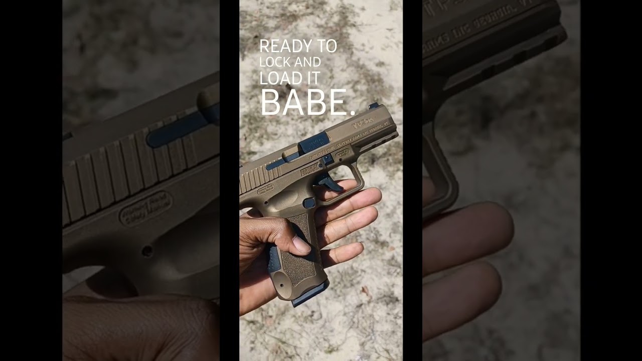 Canik TP9DA in Burnt Bronze | Precision and Power in One Package