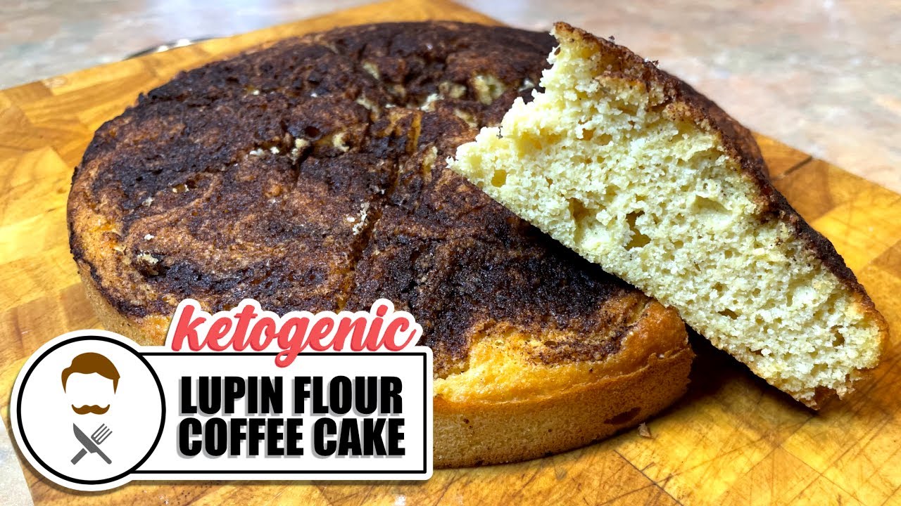 Lupin Flour Coffee Cake || The Keto Kitchen UK