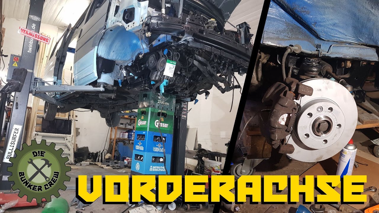 Neue Vorderachse für den T4 Syncro