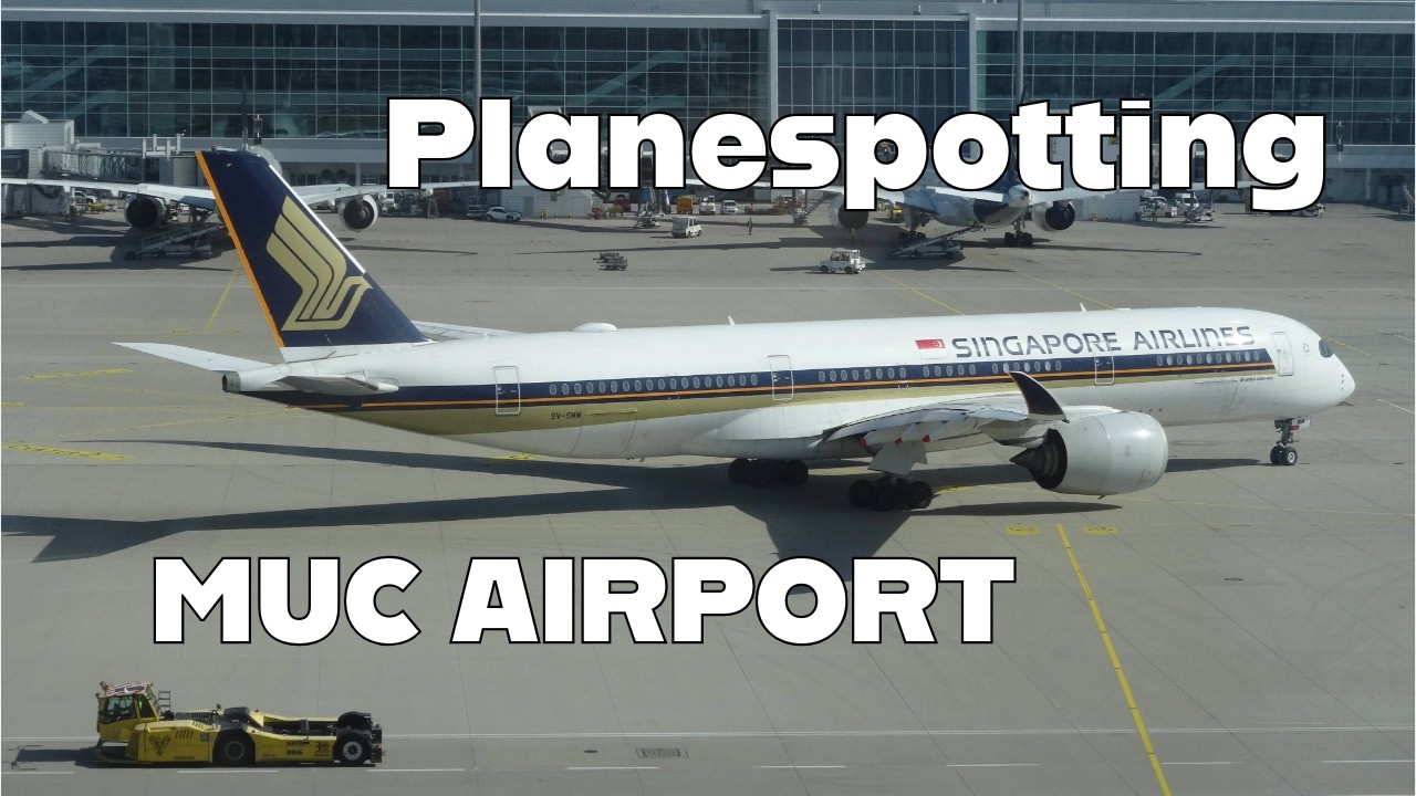 Planespotting MUC airport with heavy aircrafts!