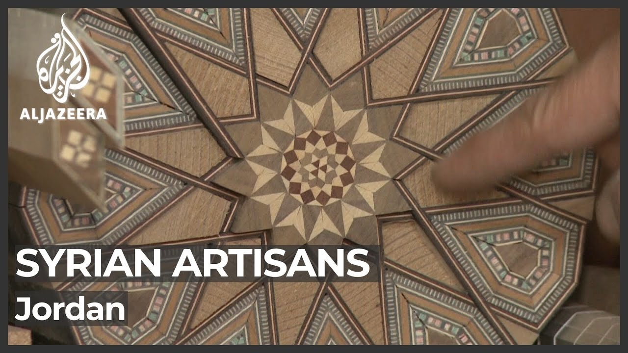 Syrian artisans preserve traditional woodworking in Jordan