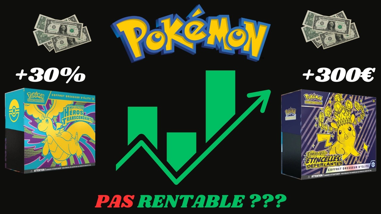 QUEL EST  L'INVESTISSEMENT LE PLUS RENTABLE ??? INVESTISSEMENT POKÉMON