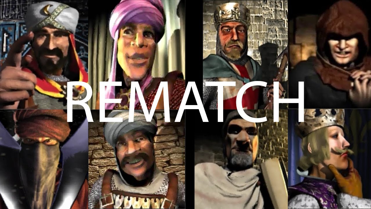 SALADIN EMIR WAZIR SULTAN VS LIONHEART ABBOT FREDERICK PHILIPP | Stronghold Crusader