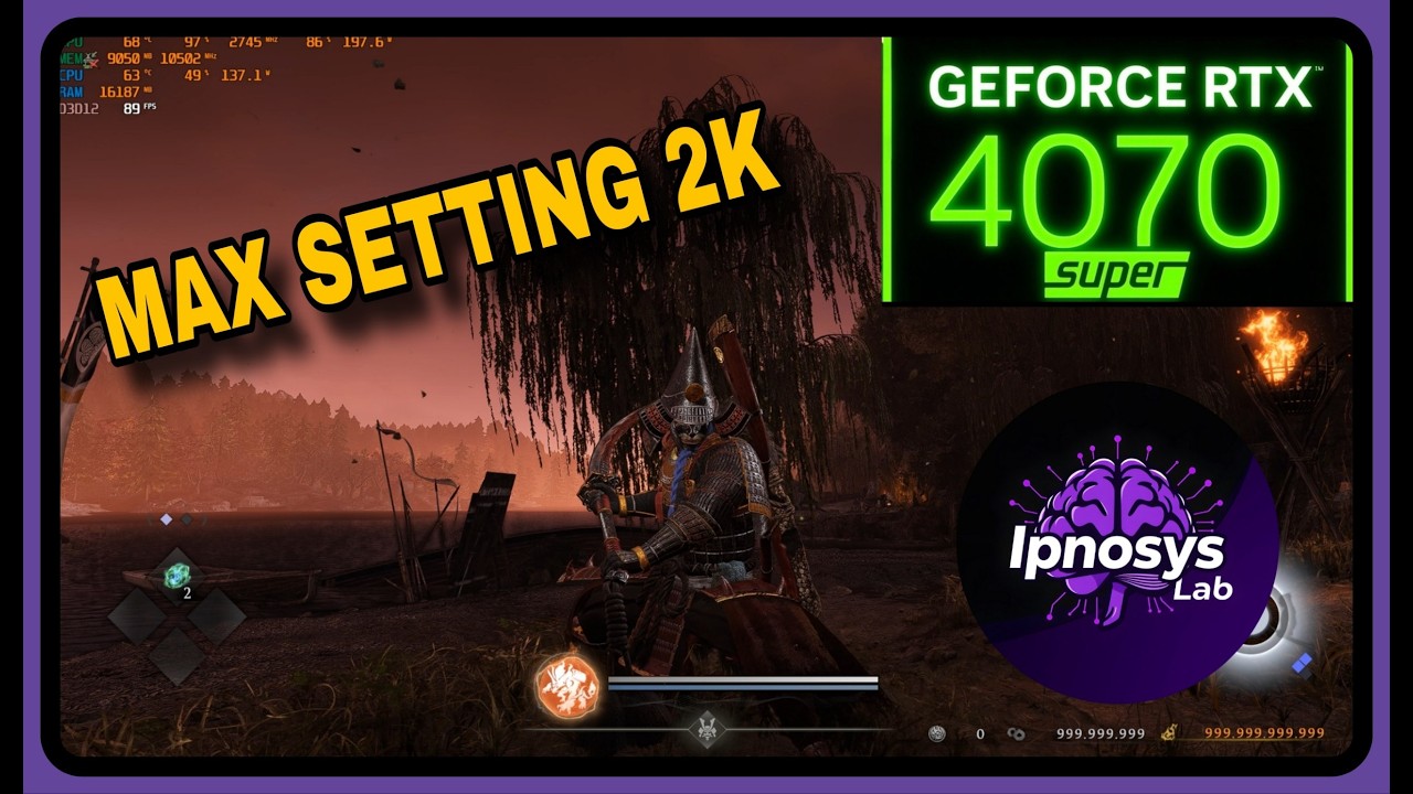 RTX 4070 SUPER | Nioh 3 | MAX SETTING 2K