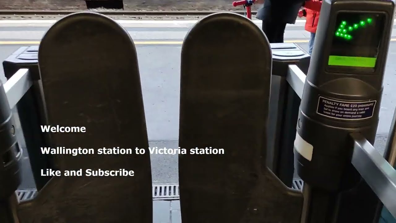 London Train Rail Journey - Wallington Station to Victoria Station