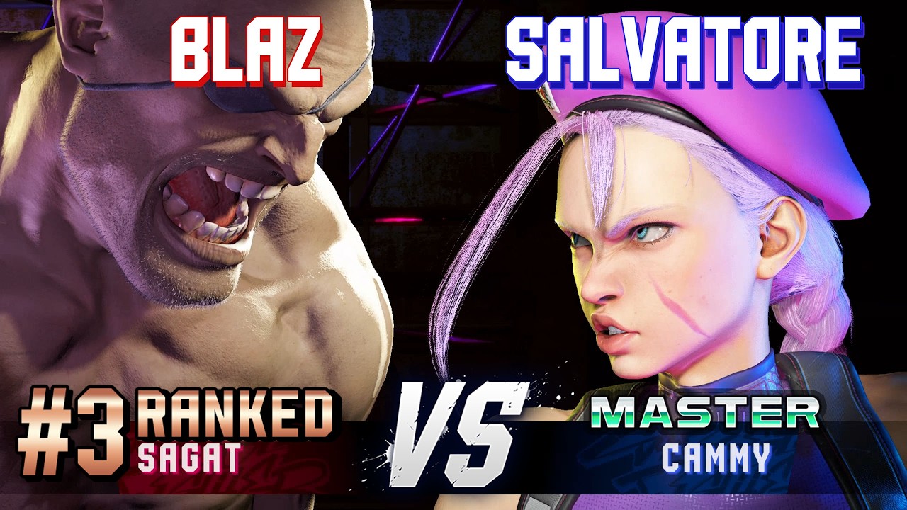 SF6 ▰ BLAZ (#3 Ranked Sagat) vs SALVATORE (Cammy) ▰ High Level Gameplay