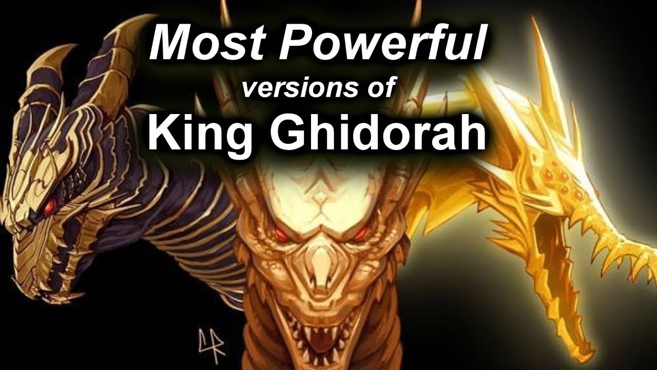 Top 9 Most Powerful Versions of King Ghidorah!  / Ranking Ghidorah Species