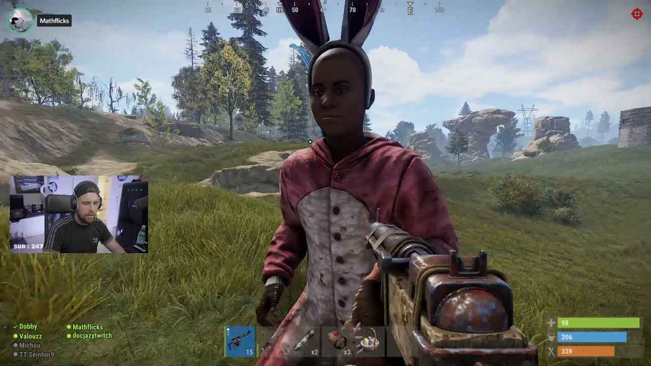 Jour #2 Aventure Rust - Team Michou/Dobby/Docjazy/Seinhor/Mathis/Valouzz PARTIE 2 - REDIFFUSION -