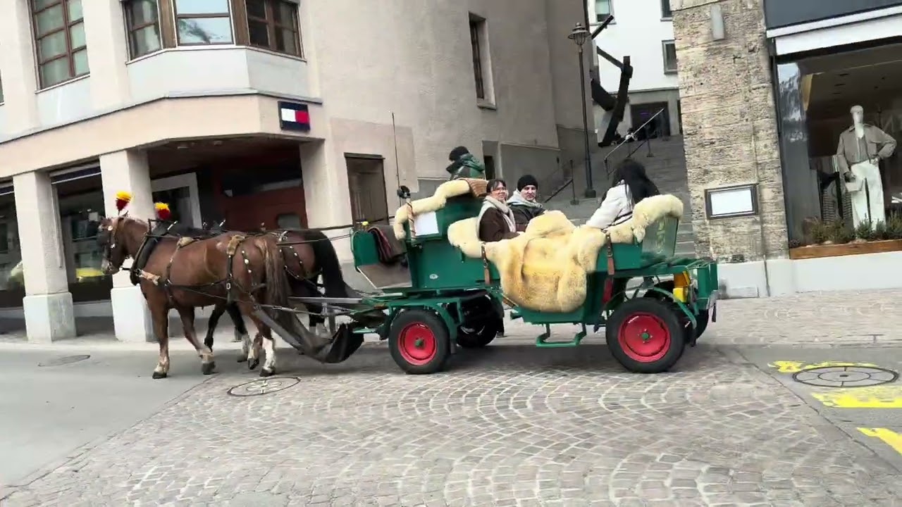 Center of St. Moritz Switzerland 