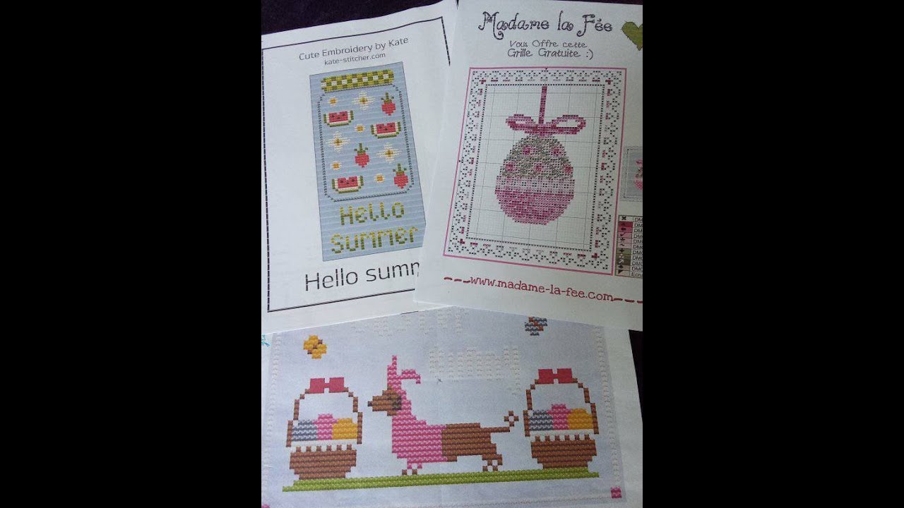 Flosstube 4 #pointdecroix #broderie