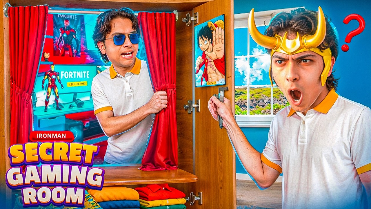 Ironman Built a SECRET GAMING ROOM in his Almirah 🤯