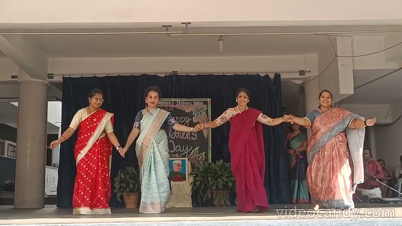 2 Teachers Take the stage .Children's Day Celebrations @Mother's Integral School